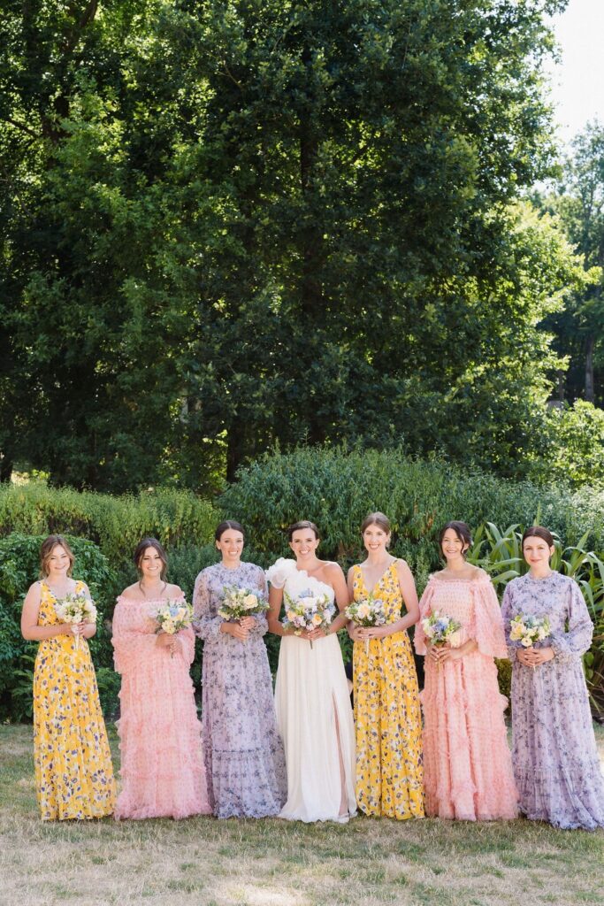 summer pastel wedding bridesmaids dress ideas