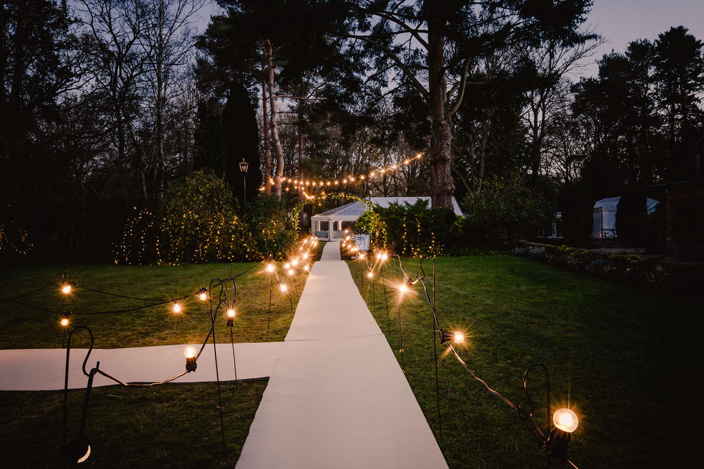 Short notice marquee wedding planned at couple's home by Ella Hartig