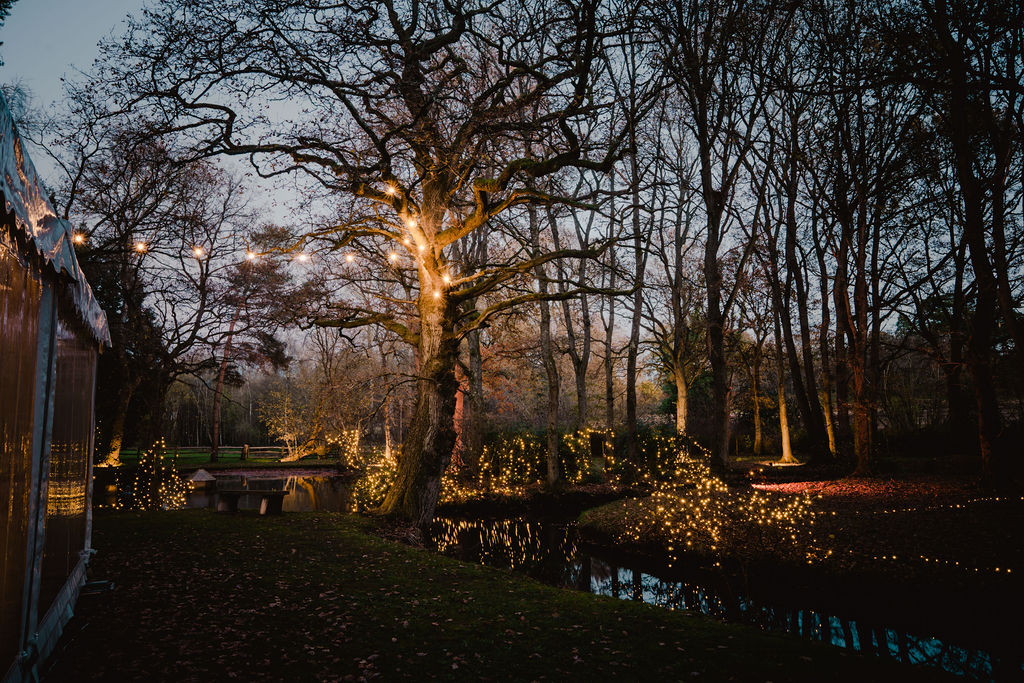 Short notice winter marquee wedding planned at couple's home by Ella Hartig
