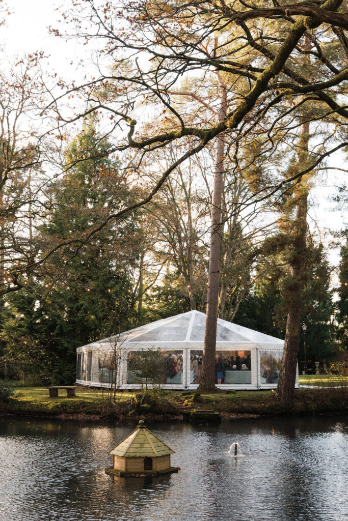 Short notice marquee wedding planned at couple's home by Ella Hartig