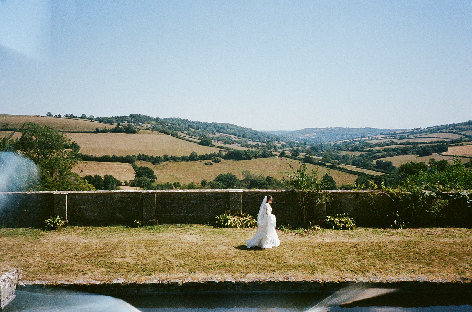 UK staycation wedding at Hamswell House